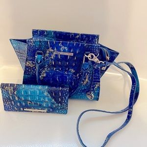Brahmin Priscilla Melbourne bag with matching g wallet.